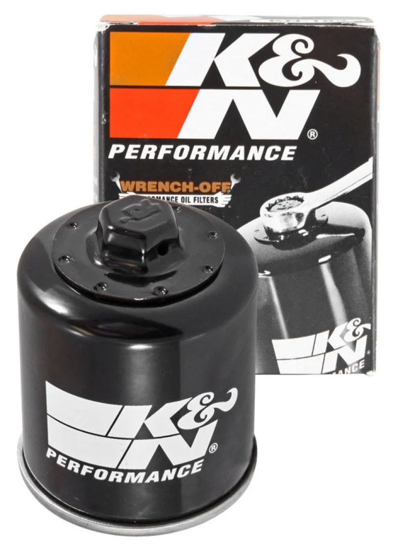 K&N Piaggio 2.156in OD x 3.063in Height Oil Filter - Installation View