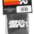 Load image into Gallery viewer, K&amp;N Polaris Black Round Drycharger Air Filter Wrap 11.25inx3inx3in - Installation View