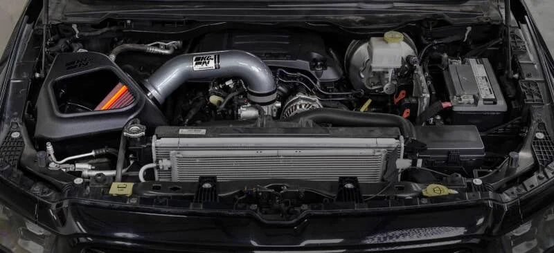 K&N RAM 1500 V8 5.7L NextGen Aluminum Cold Air Intake - Side View