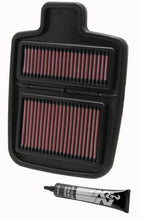 Load image into Gallery viewer, K&amp;N Replacement Air Filter - 10.625in O/S L x 7.625in O/S W x .688in H for Arctic Cat - Side View