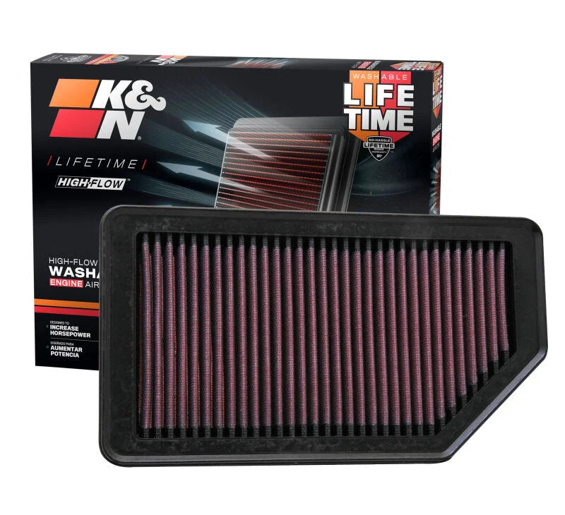 K&N Replacement Air Filter 10.625in O/S Length x 5.75in O/S Width x 1in Height - Additional View 9