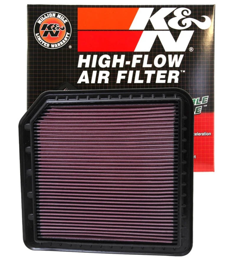 K&N Replacement Air Filter 11 Infiniti QX56 5.6L V8 - Installation View
