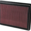 Load image into Gallery viewer, K&amp;N Replacement Air Filter 11.75in O/S Length x 9in O/S Width x 1.188in H for 13 Hyundai Santa Fe - Main Product View