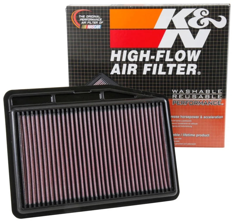 K&N Replacement Air Filter 12-15 Kia K5 L4-2.0L F/l - Back View