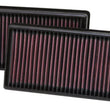 Load image into Gallery viewer, K&amp;N Replacement Air Filter 12.563in O/S Length x 5.25in O/S Width x 1.625in H (Inc 2 Filters) - Main Product View
