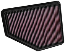 Load image into Gallery viewer, K&amp;N Replacement Air Filter 15-16 BMW 330I 2.0L - Side View
