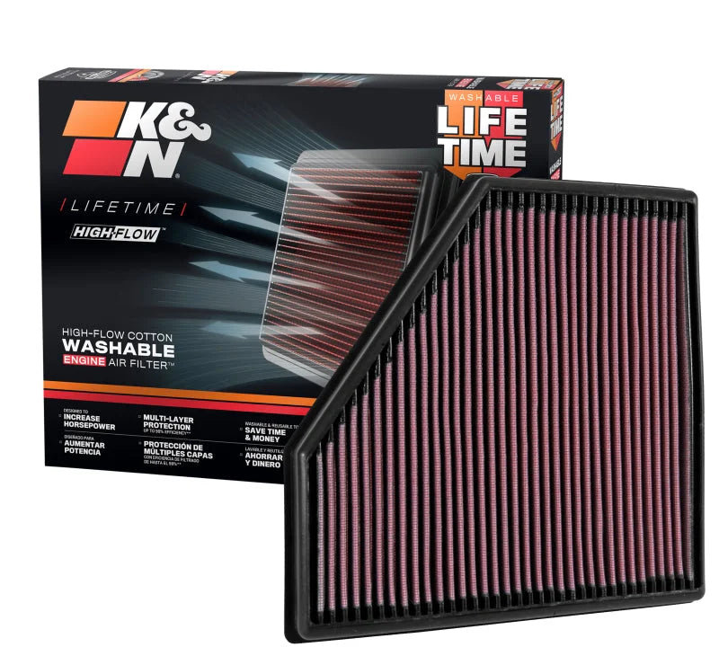 K&N Replacement Air Filter 15-16 BMW 330I 2.0L - Additional View 14