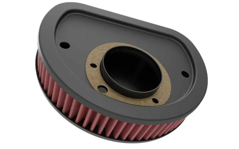 K&N Replacement Air Filter 1.625in H for Harley Davidson - Installation View