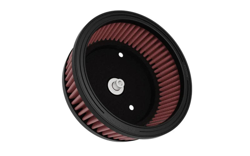 K&N Replacement Air Filter 5.5in Top OD x 6in Base OD x 2.313in H for Harley Davidson - Back View