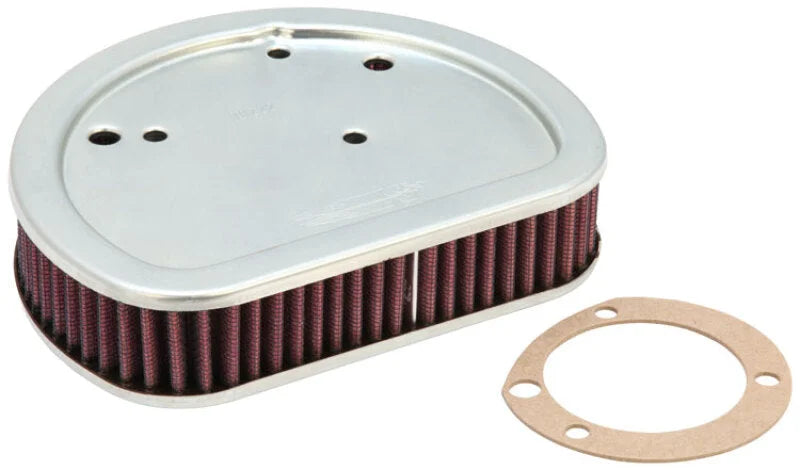 K&N Replacement Air Filter 7.125in L x 5.688in W x 1.625in H for Harley Davidson - Main Product View