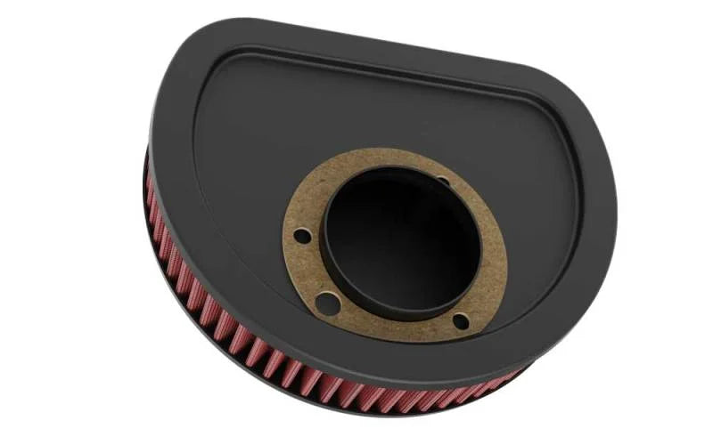 K&N Replacement Air Filter 7.125in L x 5.688in W x 1.625in H for Harley Davidson - Side View