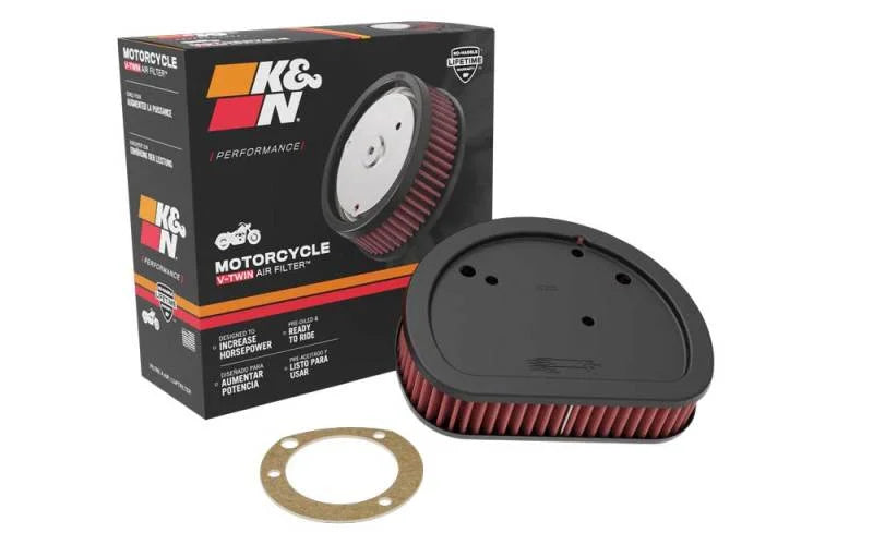 K&N Replacement Air Filter 7.125in L x 5.688in W x 1.625in H for Harley Davidson - Additional View 5