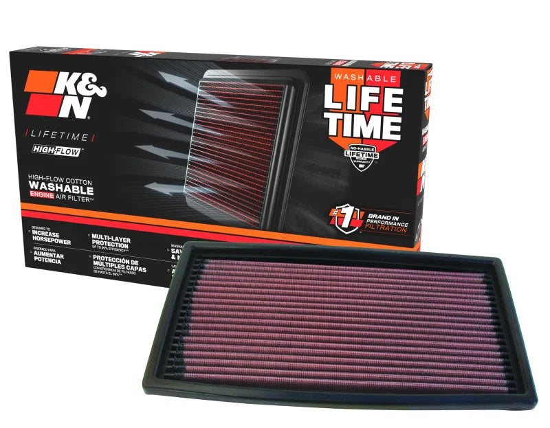 K&N Replacement Air Filter AIR FILTER, FORD/MERC 2.3/2.9/4.0L 89-94, 3.0L 86-97, 3.8L 88-95 - Additional View 9