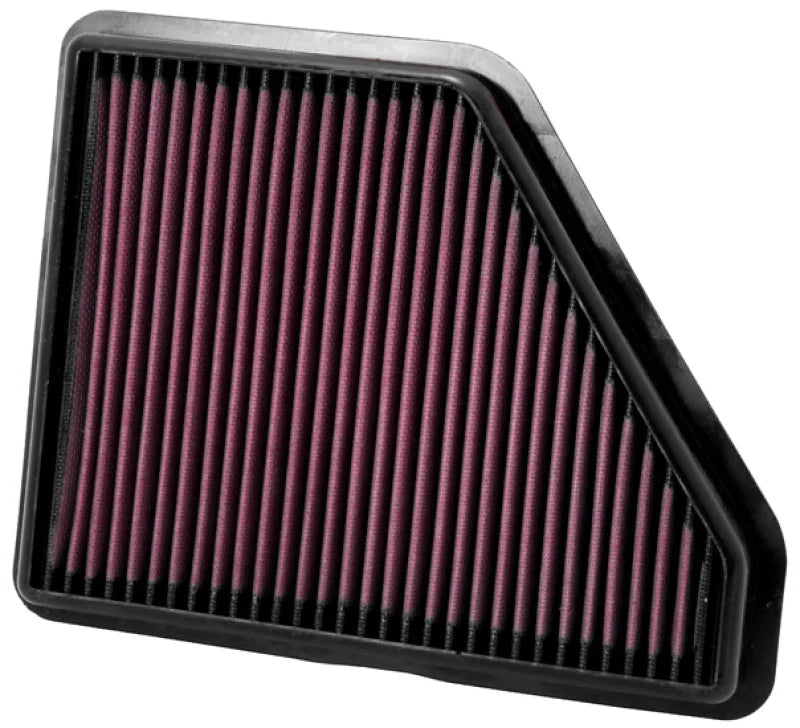 K&N Replacement Air Filter CHEVROLET EQUINOX 2.4L L4 & 3.0L V6; 2010 - Side View