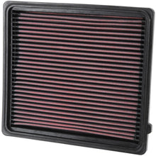 Load image into Gallery viewer, K&amp;N Replacement Air Filter DODGE / CHRYSLER VAN 3.3/3.8L 2001-2007 - Side View