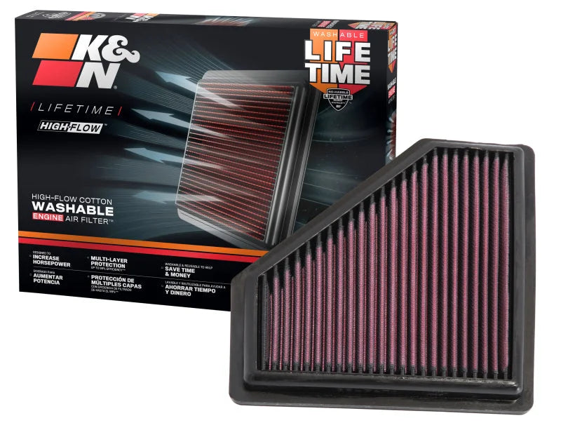 K&N Replacement Air Filter FORD FOCUS 2.0L NON-PZEV 2008 - Additional View 9