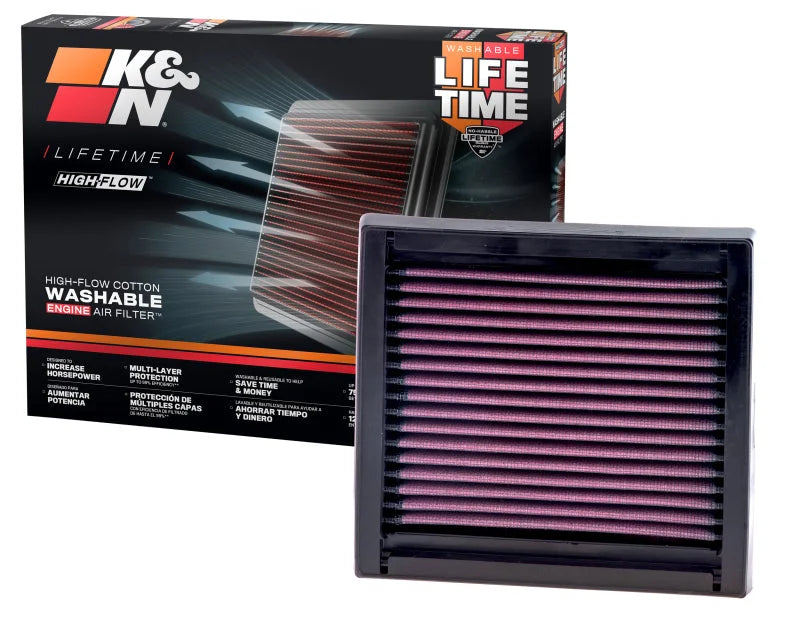 K&N Replacement Air Filter NISSAN MARCH;MICRA 1.0,1.3 - Additional View 7