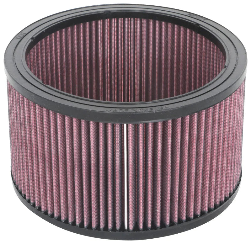 K&N Replacement Air Filter Round 9in OD 7-1/2in ID 5in H - Side View