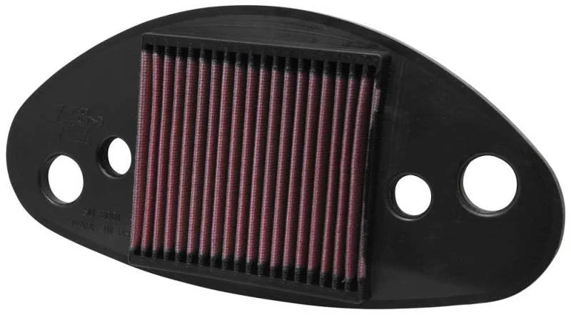 K&N Replacement Air Filter for 01-04 Suzuki VL800LC Intruder / 05-08 Boulevard - Back View