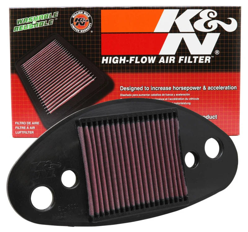 K&N Replacement Air Filter for 01-04 Suzuki VL800LC Intruder / 05-08 Boulevard - Additional View 5