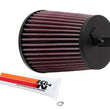 Load image into Gallery viewer, K&amp;N Replacement Air Filter for 03-06 Kawasaki KFX400 / 03-09 Suzuki LTZ400 / 04-08 Arctic Cat DVX400 - Side View