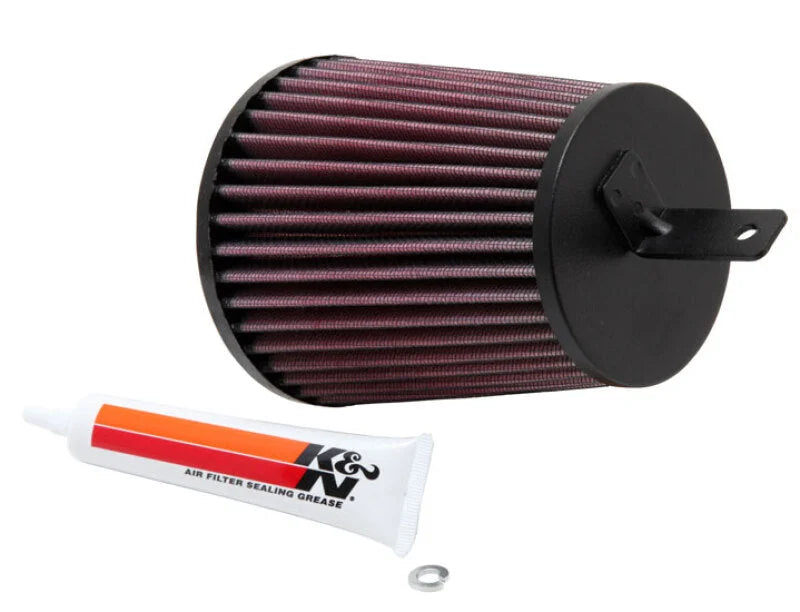 K&N Replacement Air Filter for 03-06 Kawasaki KFX400 / 03-09 Suzuki LTZ400 / 04-08 Arctic Cat DVX400 - Side View