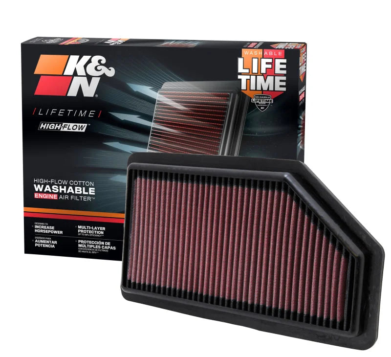 K&N Replacement Air Filter for 11 -12 Honda Odyssey 3.5L V6 - Additional View 9