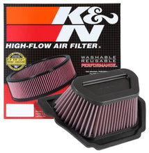 Load image into Gallery viewer, K&amp;N Replacement Drop In Air Filter for 2015 Yamaha YZF R1 - Main Product View