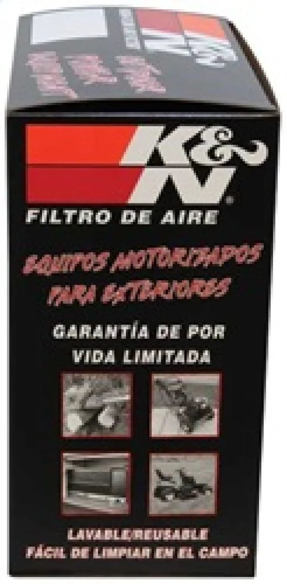 K&N Replacement Industrial Air Filter 1.875in ID x 3.5in OD x 7.125in H Kubota/John Deere/Bobcat - Installation View