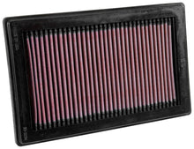 Load image into Gallery viewer, K&amp;N Replacement Panel Air Filter 2015 Mercedes Benz C250 2.0L L4 - Side View