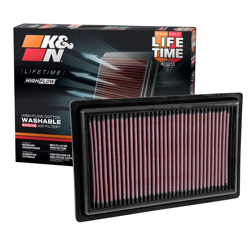 K&N Replacement Panel Air Filter 2015 Mercedes Benz C250 2.0L L4 - Additional View 5