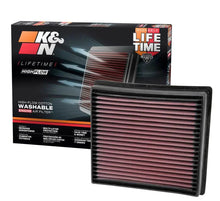 Load image into Gallery viewer, K&amp;N Replacement Panel Air Filter for 13-14 Dodge Ram 2500/3500/4500/5500 6.7L L6 Diesel - Installation View