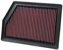 Load image into Gallery viewer, K&amp;N Replacement Panel Air Filter for 2014 Jeep Cherokee 2.4L/3.2L - Side View