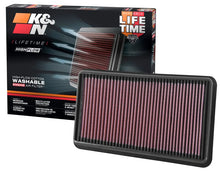 Load image into Gallery viewer, K&amp;N Replacement Panel Air Filter for 2015 Chrysler 200 2.4L L4 - Installation View