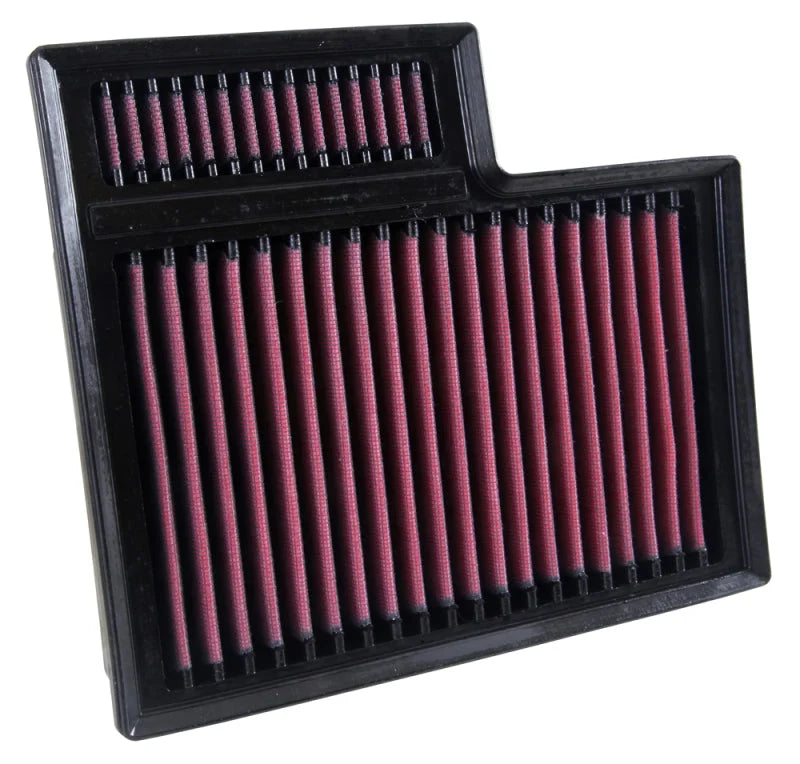 K&N Replacement Panel Air Filter for 2015 Ford Transit 150 3.2L L5 DSL - Side View