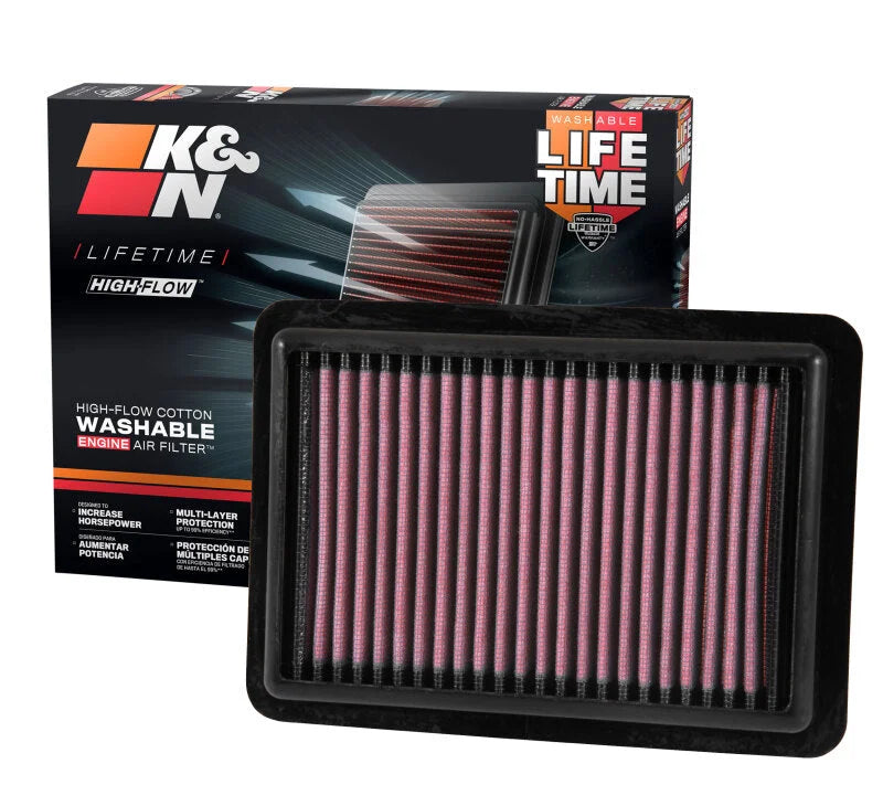 K&N Replacement Panel Air Filter for 2015 Honda Fit 1.5L L4 - Back View