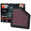 Load image into Gallery viewer, K&amp;N Replacement Panel Air Filter for 2016 Honda HR-V 1.8L - Additional View 7