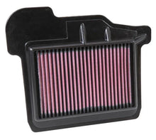 Load image into Gallery viewer, K&amp;N Replacement Unique Panel Air Filter for 2014 Yamaha FZ-09/MT09 847 - Side View