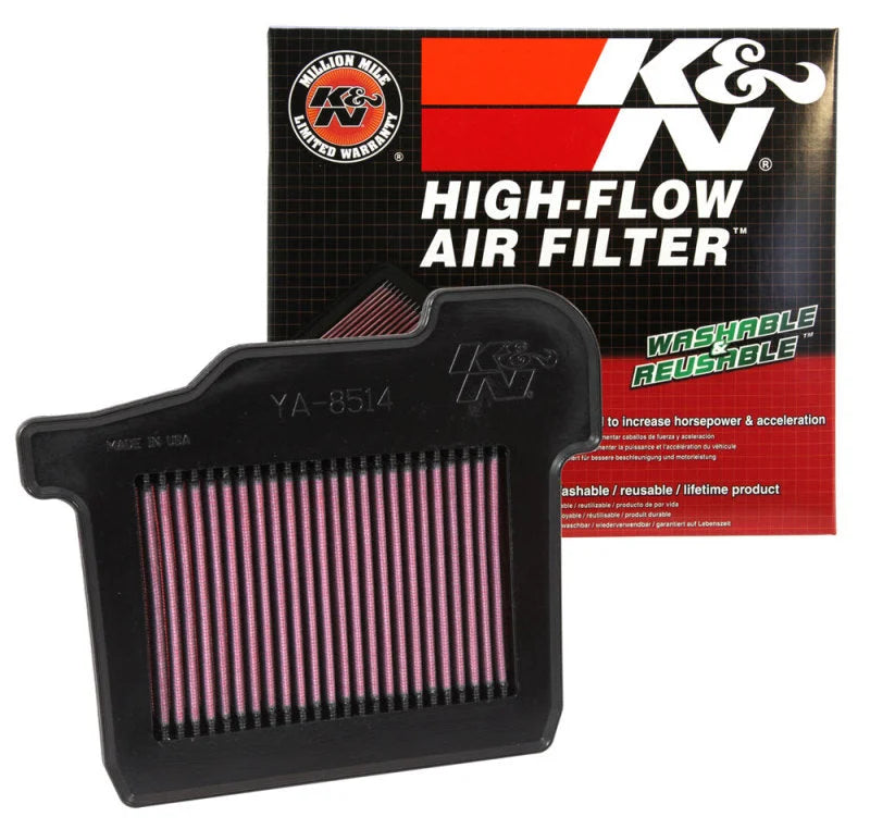 K&N Replacement Unique Panel Air Filter for 2014 Yamaha FZ-09/MT09 847 - Installation View