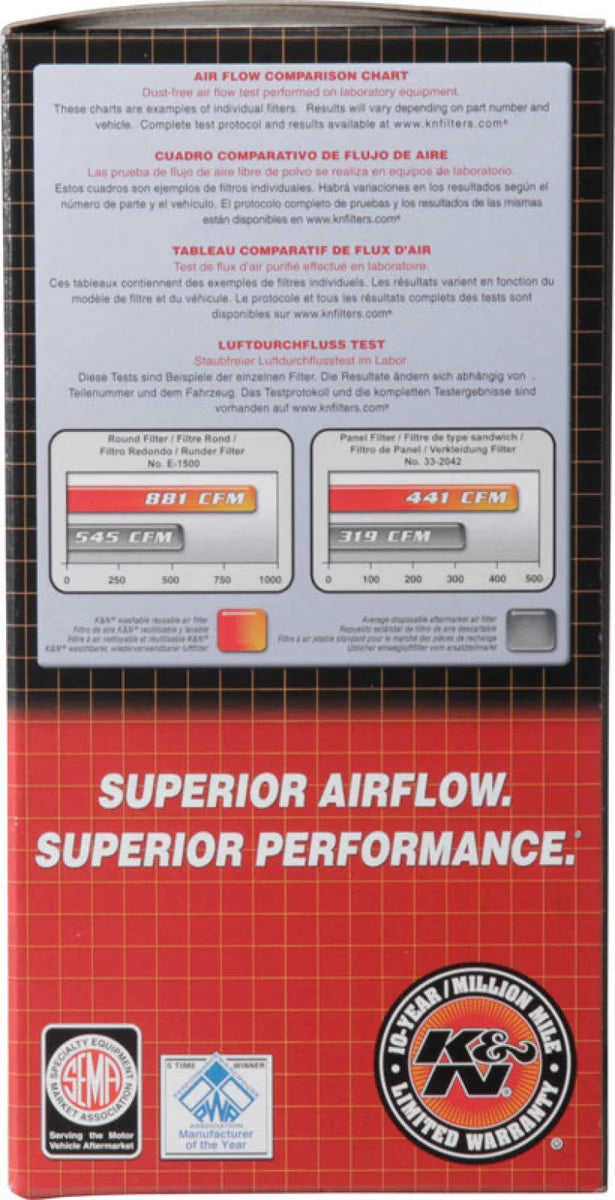 K&N Round Air Filter Assembly - Additional View 7
