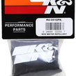 Load image into Gallery viewer, K&amp;N Round Straight - Black - 3.5in ID x 5in H - PreCharger Air Filter Wrap Blue - Side View