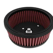 Load image into Gallery viewer, K&amp;N Round Tapered 6.25in Base OD x 5.5in Top OD x 2.125in H Replacement Filter for Harley Davidson - Back View