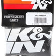 Load image into Gallery viewer, K&amp;N Round Tapered Drycharger Air Filter Wrap 8in B ID x 6.625in T ID x 10.5in H - Back View