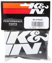 Load image into Gallery viewer, K&amp;N Round Tapered Drycharger Air Filter Wrap 8in B ID x 6.625in T ID x 10.5in H - Back View