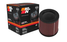 Load image into Gallery viewer, K&amp;N Round Tapered Universal Air Filter 2.75in Flange 5.063in Base 4.5in Top 5in Height - Installation View
