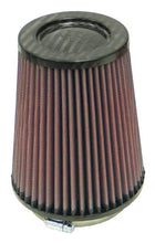 Load image into Gallery viewer, K&amp;N Round Tapered Universal Air Filter 4in Flange ID x 5.375 Base OD x 4in Top OD x 6.5in H - Main Product View