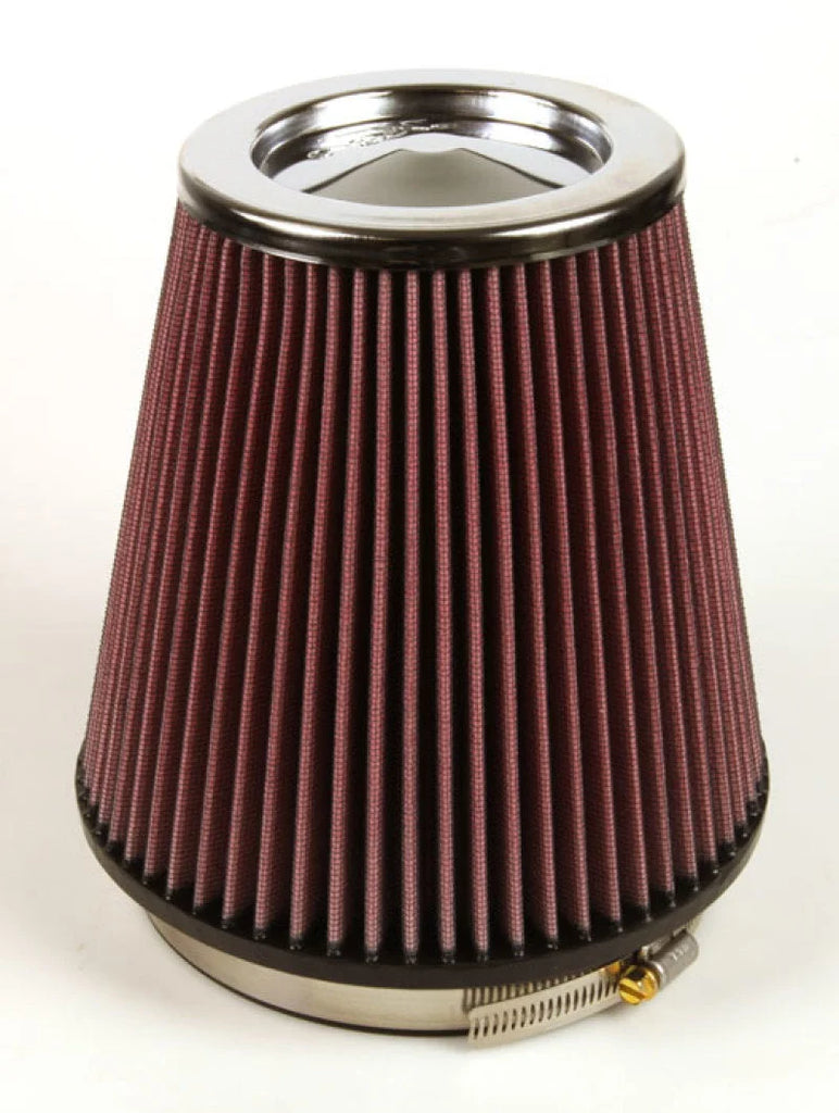 K&N Round Tapered Universal Air Filter 6 inch Flange 7 1/2 inch Base 5 inch Top 7 1/2 inch Height - Main Product View