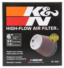 Load image into Gallery viewer, K&amp;N Round Tapered Universal Air Filter 6 inch Flange 7 1/2 inch Base 5 inch Top 7 1/2 inch Height - Additional View 5