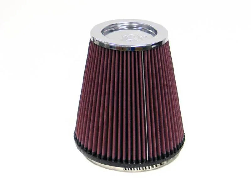 K&N Round Tapered Universal Air Filter 6 inch Flange 7.5 inch Base 5 inch Top 8 inch Height - Main Product View