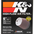 Load image into Gallery viewer, K&amp;N Round Tapered Universal Air Filter 6in Flange ID x 7.5in Base OD x 5in Top OD x 6.5in Height - Installation View